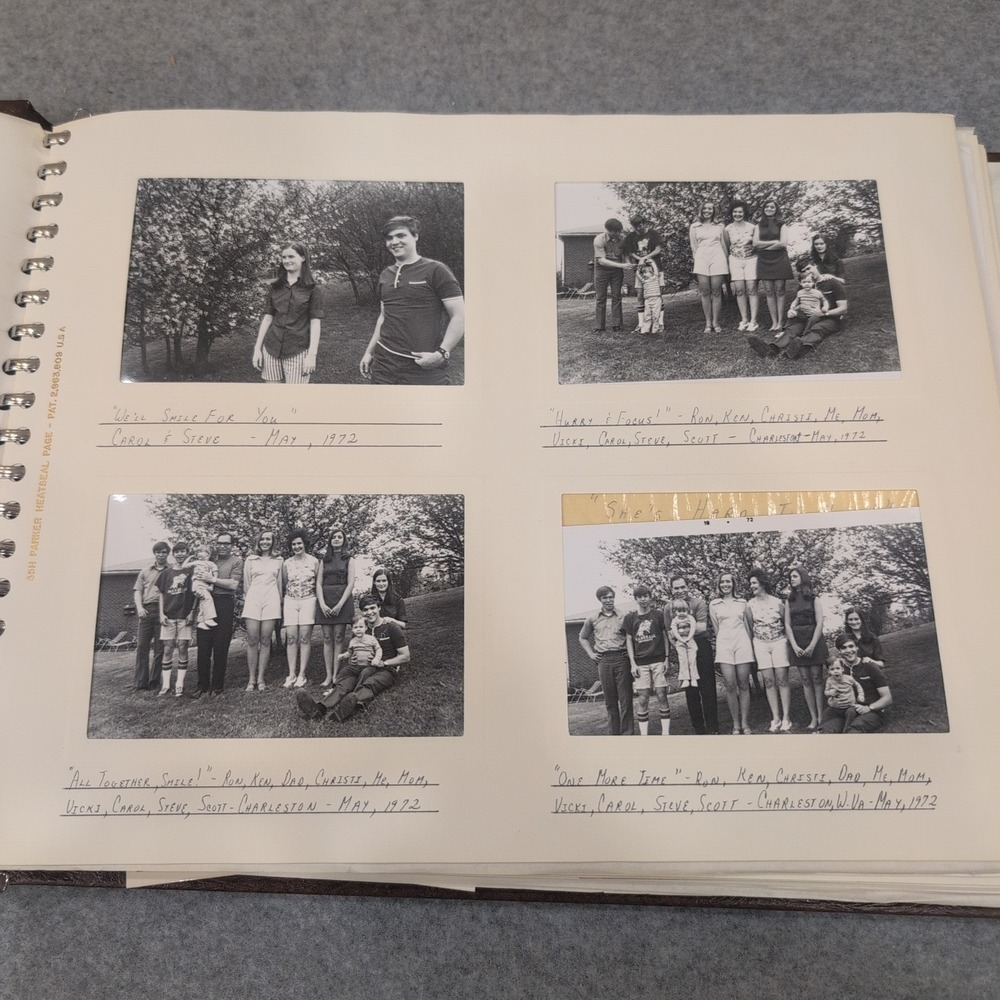 Vtg 1972-1973 Charleston WV Harrington Family Album USAF Col Patricia Harrington - Picture 4 of 16